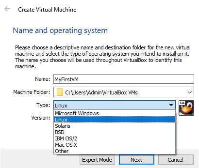 Creating Virtual Machine